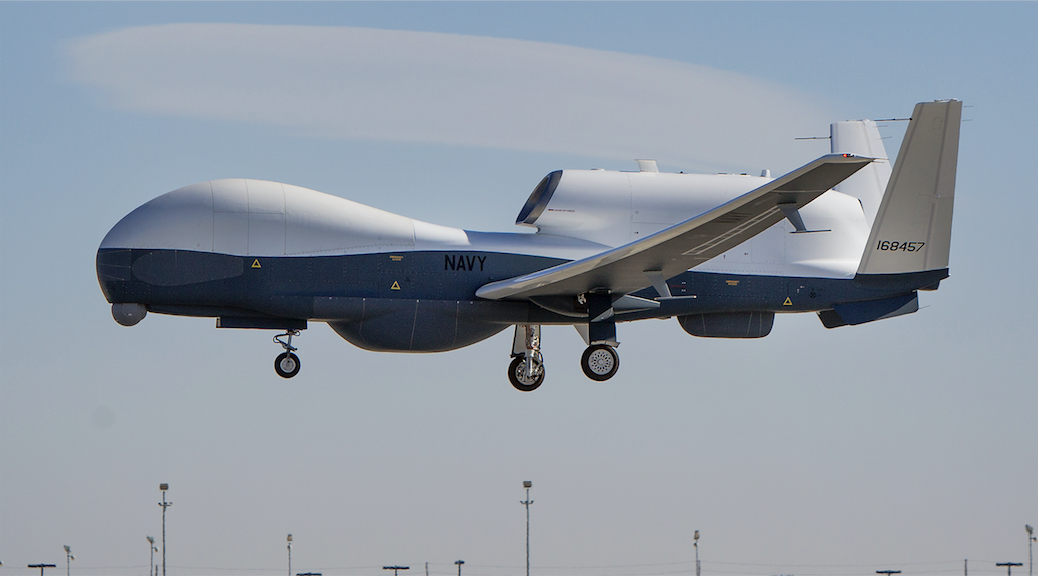 Northrop Grumman MQ-4C Triton Surveillance Drone 