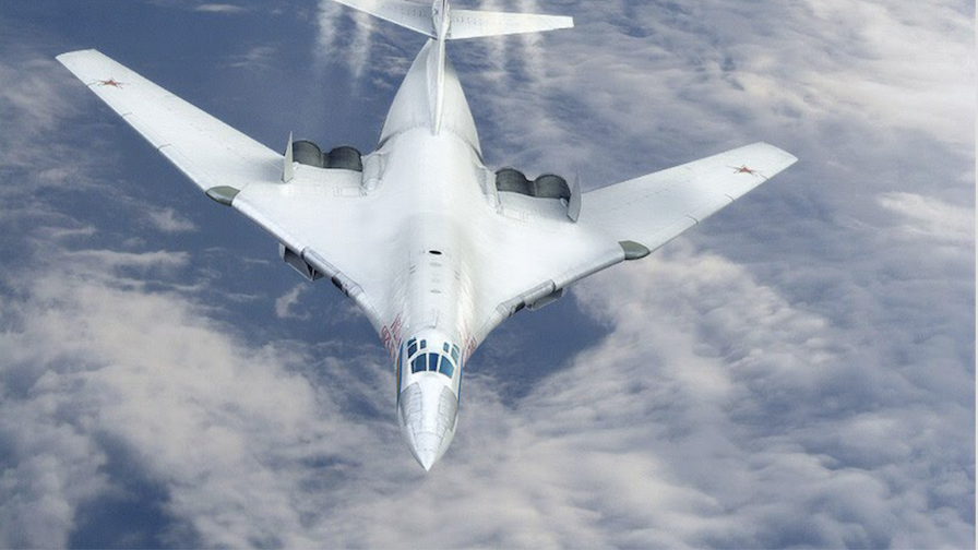 Bombardeiro pesado Tu-160 da Rússia