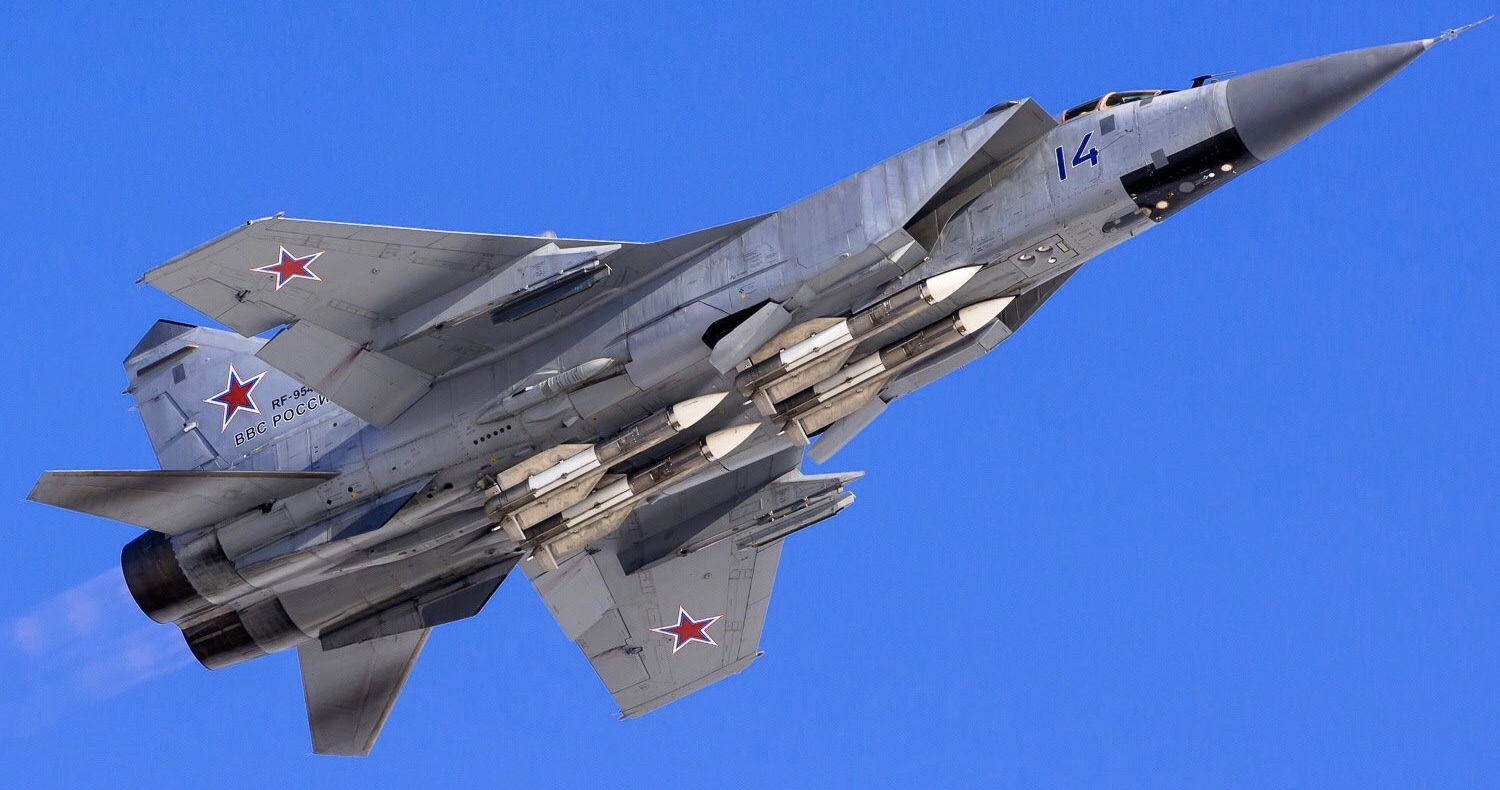 MiG-31 Foxhound with R-37 AAM