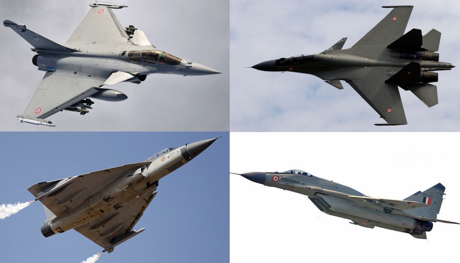 Most Capable Fighter Jets in the Indian Air Force: From the Heavyweight Su- 30MKI to the Lightweight Tejas and MiG-21