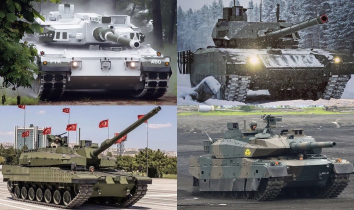 Look at the World's Only Four 4th Tanks: Elite Armour From Turkey's Atlay to Russia's T-14