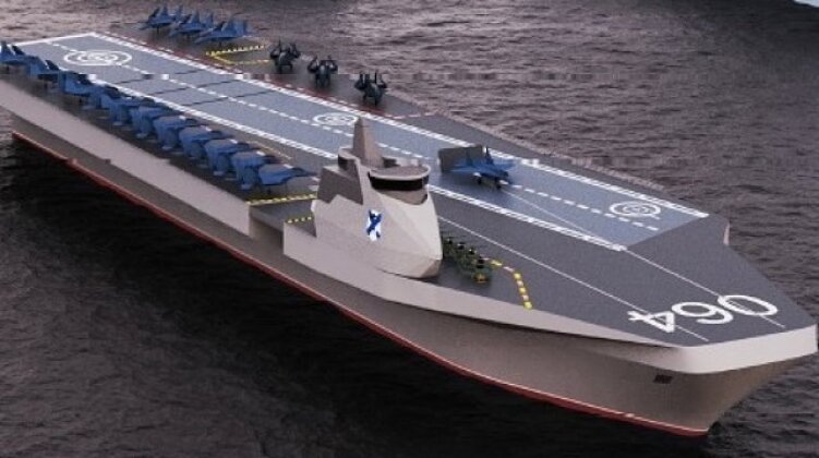 Revolutionary New Russian Aircraft Carrier Design With Navalised Su-35