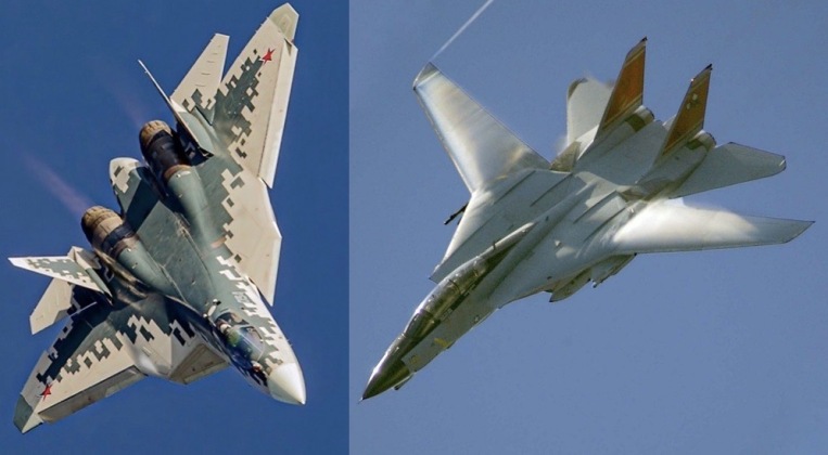 Stor trængsler svært American F-14 vs. Russian Su-57: 'Top Gun' Just Took Them Head to Head But  is a Real World Fight Possible and How Would it End?