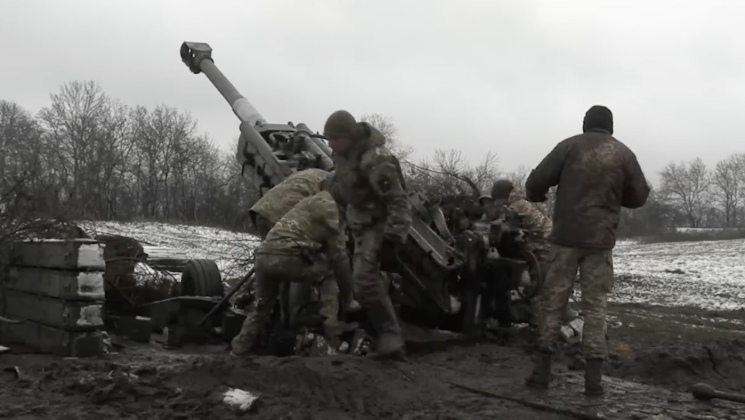 American M777 155mm Howitzers in Ukraine 