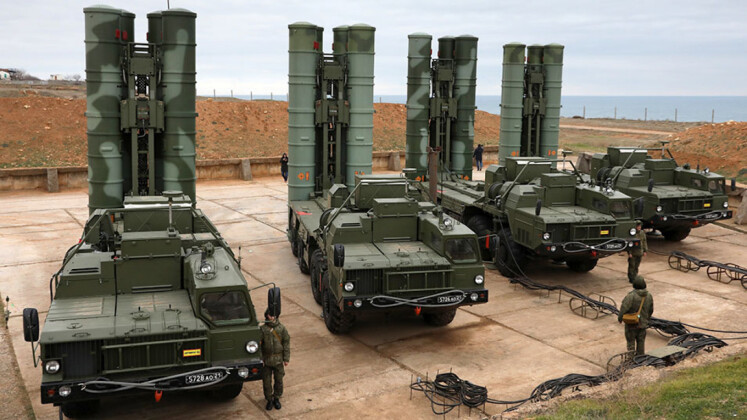 Missile Batteries From S-400 System