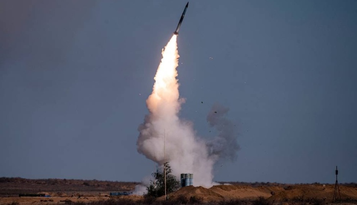 Surface to Air Missile Launch From S-400 System