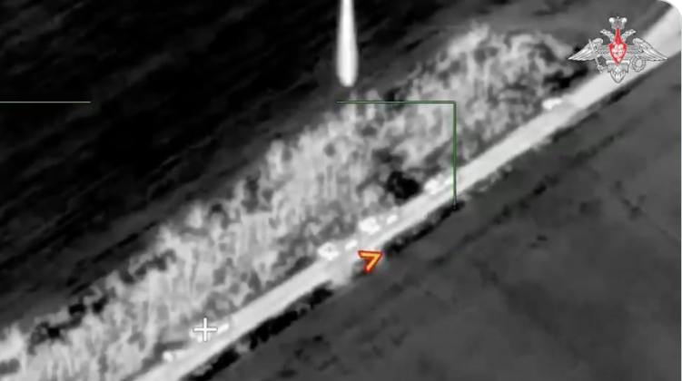 Ukrainian Patriot System Milliseconds Before Iskander Strike