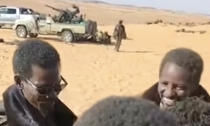 Sudanese Personnel with Captured Equipment After Engagements with Colombian Paramilitaries