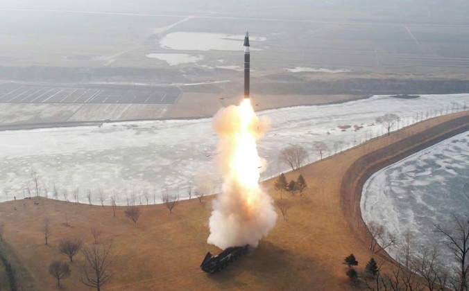 North Korean Hwasong-16B Ballistic Missile Launch