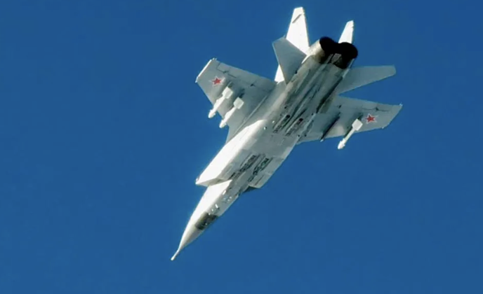 MiG-31 Over the Black Sea After Alleged Estonian Airspace Violation
