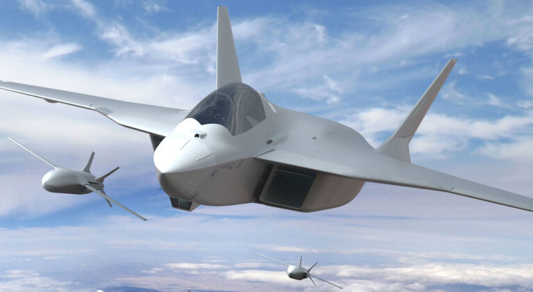 Future Combat Air System FCAS European Sixth Generation Fighter Artwork