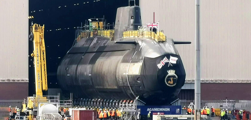 British Royal Navy Attack Submarine HMS Agamemnon