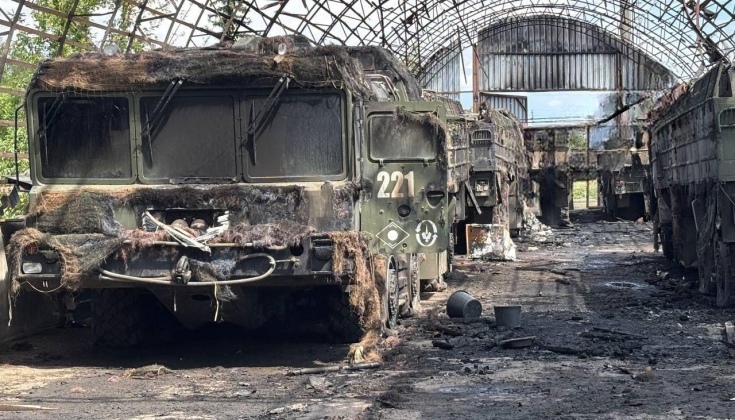 Damaged Launch Vehicles From Iskander-M System