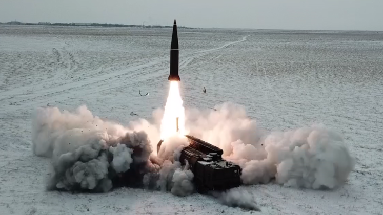 9K720 Ballistic Missile Launch From Iskander-M System