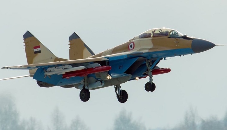 Egyptian Air Force MiG-29M2 with R-77 Air-to-Air and Kh-35 Cruise Missiles