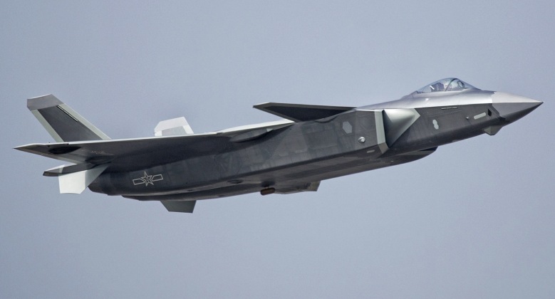 Chinese PLA Air Force J-20 Fighter