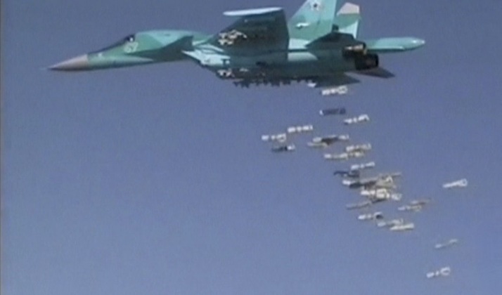 Su-34 During Bombing Run