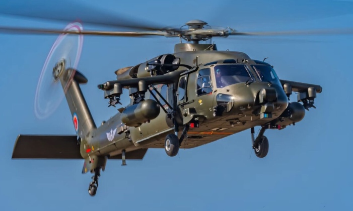 Chinese PLA Air Force Z-20T Attack Helicopter