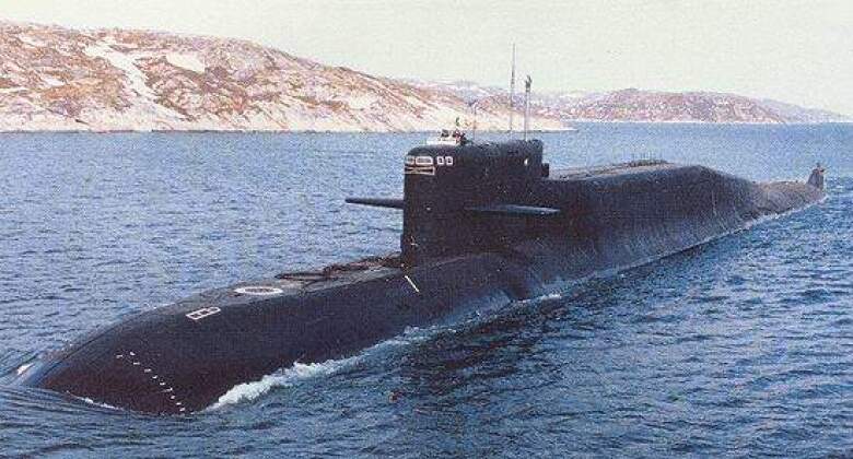 Russian Navy Delta IV Class Strategic Submarine