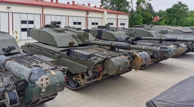 Chars Challenger 2 de l'armée britannique