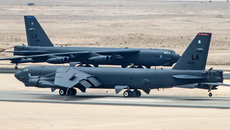 American B-52H Nuclear Bomber Approaches Russian Arctic Over Finland American B-52H Nuclear Bomber Approaches Russian Arctic Over Finland