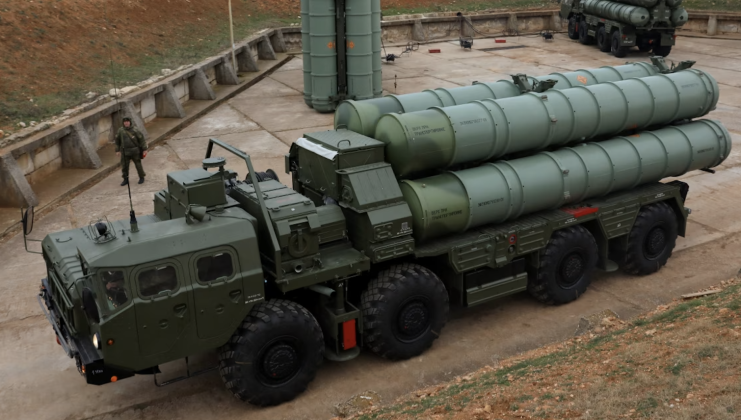Surface-to-Air Missile Launcher From S-400 System