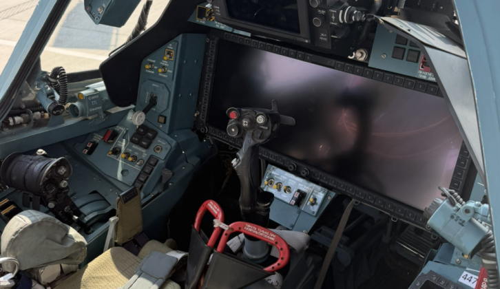 New Wide Angle Display on Su-57 Fighter Prototype