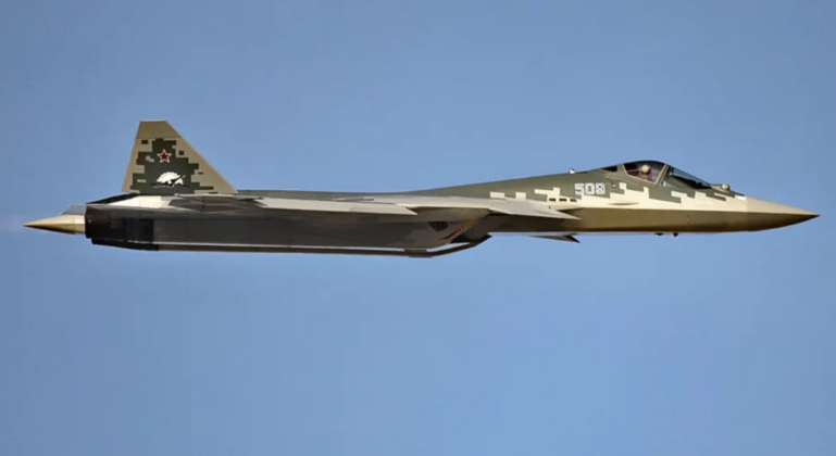 Su-57 at the Dubai Airshow