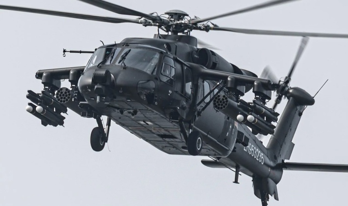 Chinese Z-20T Attack Helicopter