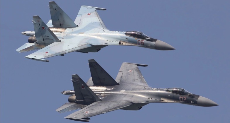 Russian Aerospace Forces Su-35 Fighters