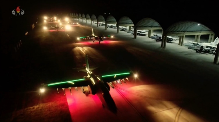 North Korean Su-25s at Sunchon Airbase