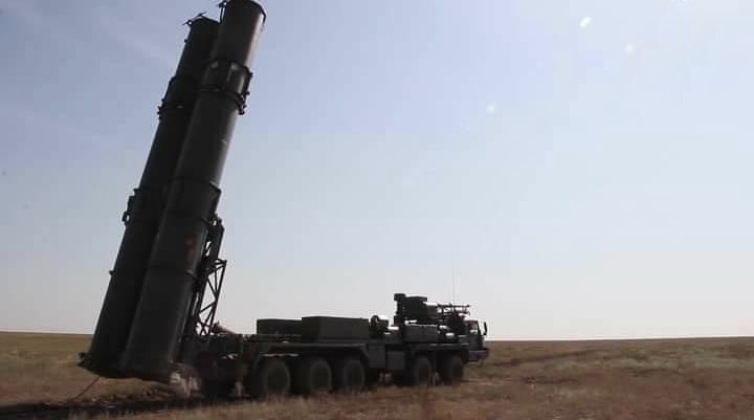 Surface-to-Air Missile Launcher From S-500 Air Defence System