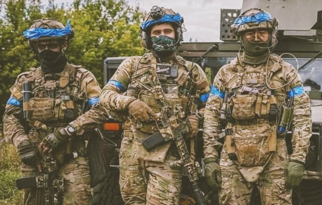 American Forward Observations Group Personnel in Kursk American Forward Observations Group Personnel in Kursk