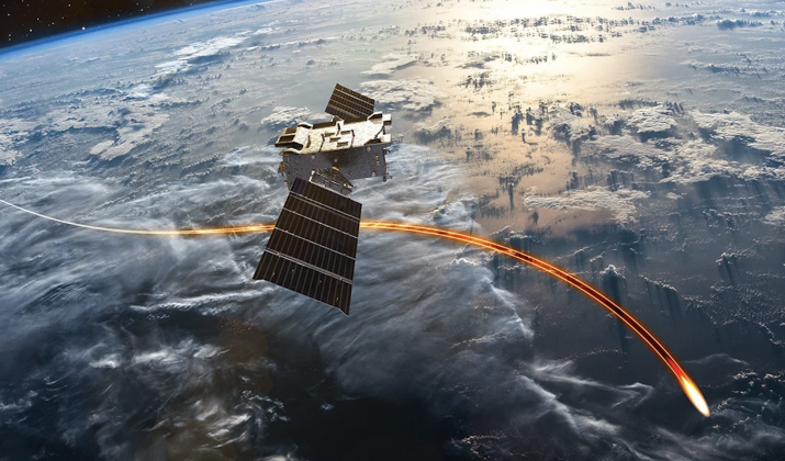 Space Based Anti-Missile Interceptor - Artwork