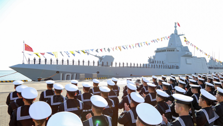 Commissioning Ceremony of Type 055 Class Destroyer Nanchang