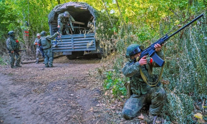 Korean People`s Army Mine Warfare Personnel in the Russian Kursk Region