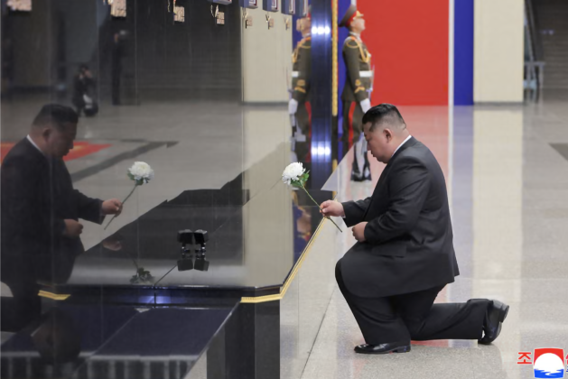 Chairman Kim Jong Un Pays Tribute to Servicemen Lost in Kursk