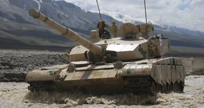 Chinese Type 99A Tank During Mountain Warfare Exercises Chinese Type 99A Tank During Mountain Warfare Exercises