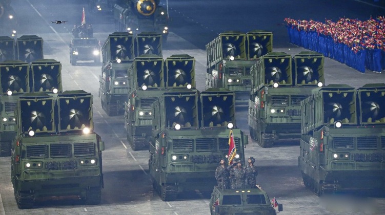 North Korean KN-24 Ballistic Missile Systems Using Tracked Launch Vehicles