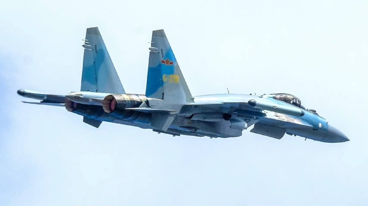 Chinese People`s Liberation Army Air Force Su-35