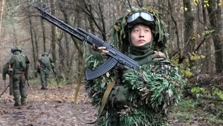 Korean People`s Army Mine Warfare Personnel in the Russian Kursk Region