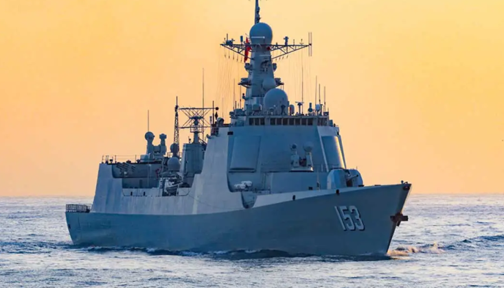Chinese Type 052D Missile Destroyer Deployed to South Africa to Lead First ‘BRICS Naval Exercises’