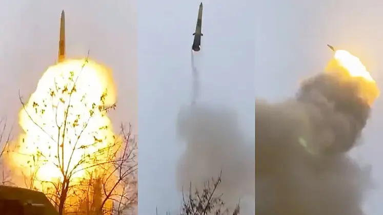 9M83 Surface to Air Missile Launch From S-300V1 Air Defence System 9M83 Surface to Air Missile Launch From S-300V1 Air Defence System