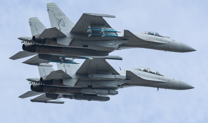 Chinese J-15B/T Fighter (top) and J-15D Electronic Attack Aircraft