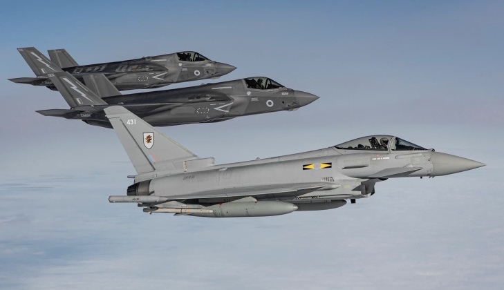 Eurofighter and F-35s