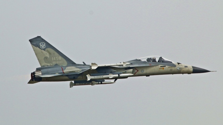 Republic of China Air Force Ching Kuo Fighter with AIM-9 and Sky Sword Missiles Republic of China Air Force Ching Kuo Fighter with AIM-9 and Sky Sword Missiles
