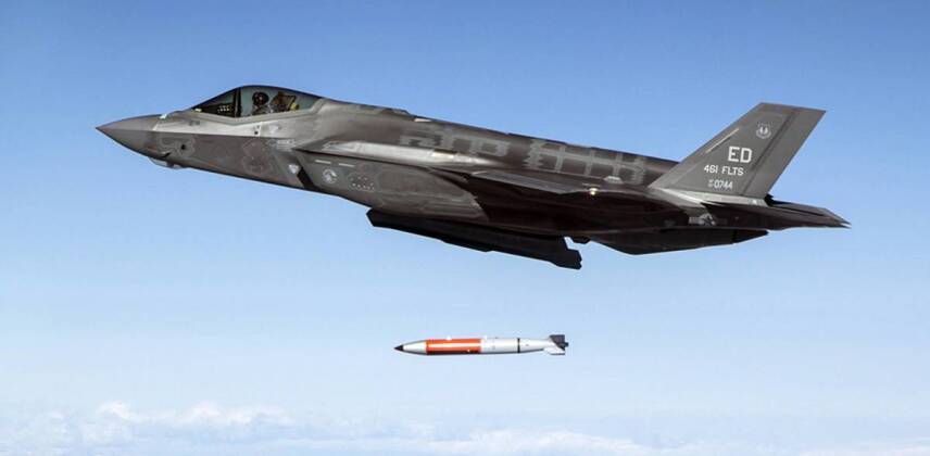 U.S. Air Force F-35A Fighter Drops Test B61-12 Nuclear Bomb