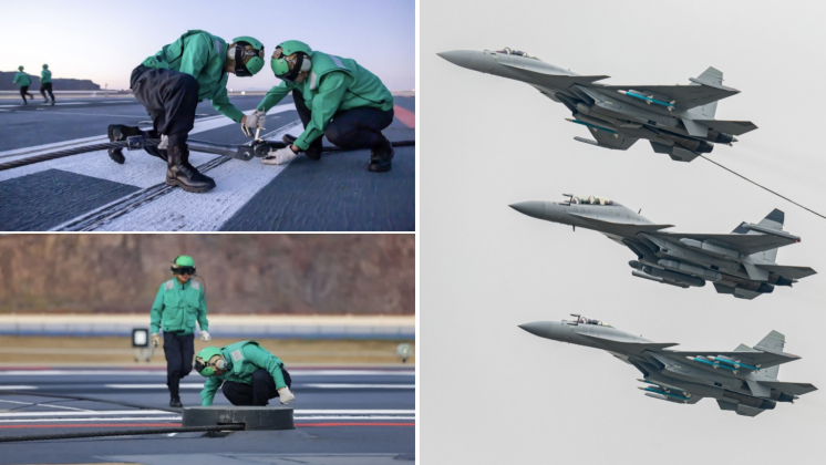 Chinese Carrier Personnel Train For High Intensity Fighter Landings as Fleet Requirements Grow