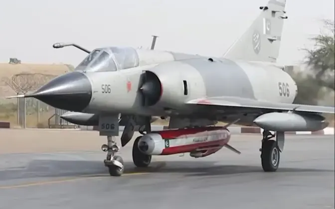 Pakistan Air Force Mirage III with Taimoor Cruise Missile in Early 2026