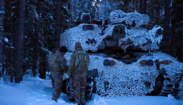 British Army Challenger 2 During Exercises in Estonia British Army Challenger 2 During Exercises in Estonia
